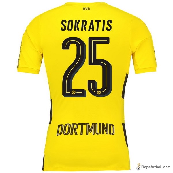 Camiseta Borussia Dortmund Replica Primera Ropa Sokratis 2017/18